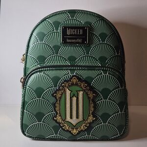 Loungefly Wicked Emerald Green Mini Backpack